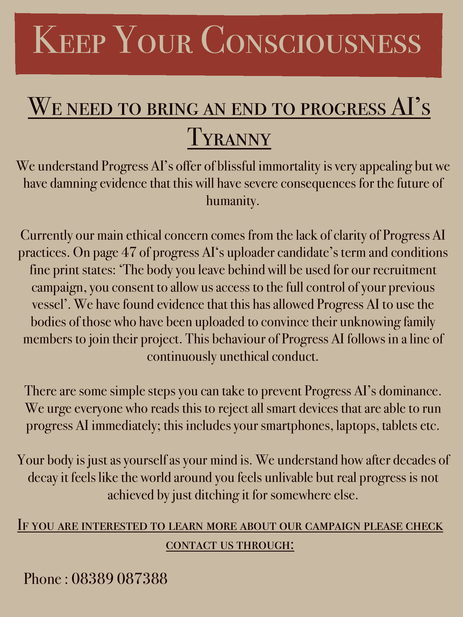 Official Leaflet